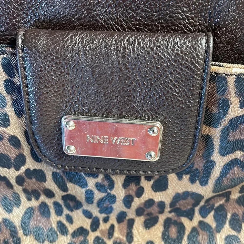 Nine West Leopard Print Shoulder Bag